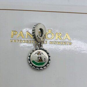 🌞📖Pandora Animals Pets Charms Dog Stick Figure Pendant Charm